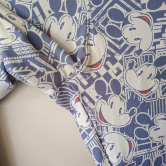 Super Soft Disney Mickey Mouse Leggings Stretchy Comfort Blue White One Size - Picture 7 of 8